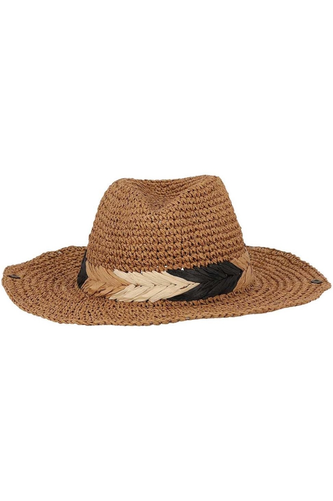 WOVEN HAT 000437 00082 MULTI SAND